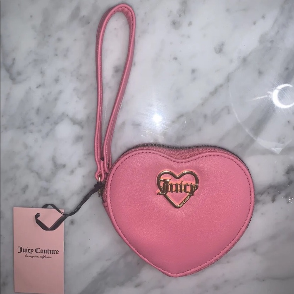 Juicy couture heart wristlet